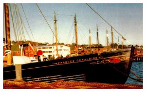 Postcard BOAT SCENE Halifax Nova Scotia NS AR4420