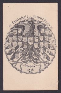 Vinatge postcard GERMANY WWI Patriotic Feldpost
