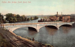 Postcard Colfax Avenue Bridge in South Bend, Indiana~125927