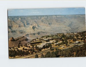 Postcard Aerial View Of El Tovar Hotel Grand Canyon National Park Arizona USA