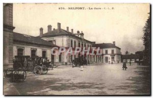 Old Postcard Belfort Train