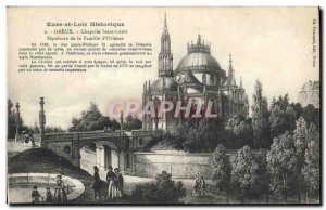 Old Postcard Dreux Chapelle Saint Louis Sepulture of the family of Orleans