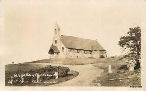 C-1920s St Peters Church Cape Nedick ME RPPC postcard 543