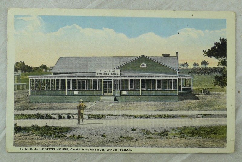 C.1910 Y. W. C. A. Hostess House, Camp MacArthur, Waco, Texas. Postcard F71