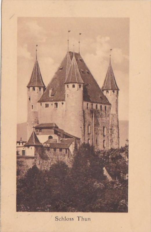 Switzerland Schloss Thun 1913