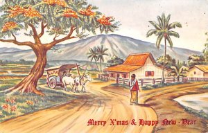 Merry Xmas & Happy New Year Indonesia, Republik Indonesia Postal Used Unknown 