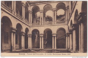 Genova (Genoa) , Italy , 00-10s ; Palazzo dell'Universita - Il Cortile