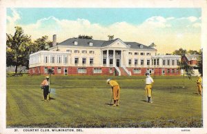 Wilmington Delaware Country Club Vintage Postcard AA36892