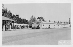 J40/ Montrose Colorado RPPC Postcard c1940s Davis Court Motel  256