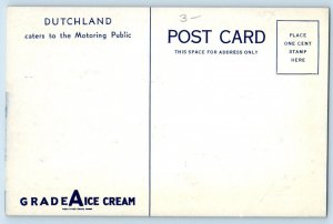 Norwalk Connecticut Postcard MP Aselton Dutchland Motoring Public c1940 Vintage