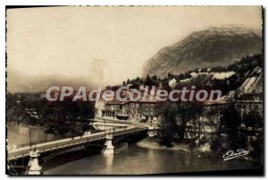 Old Postcard Grenoble Pont De La Porte De France And The Neron