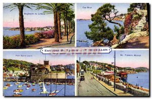 Old Postcard surroundings Toulon Mourillon