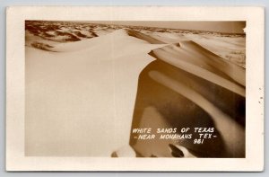 White Sands of Texas Near Monahans RPPC Real Photo Postcard B35
