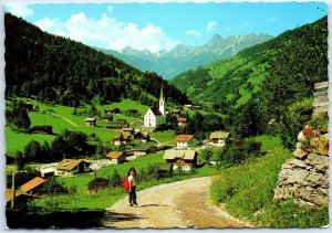 Resort Silbertal in the Montafon towards Schesaplana & Zimba, Silbertal, Austria