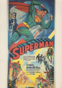 Superman the 1948 Movie Rare Italian Film Poster Postcard