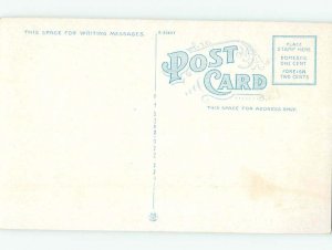 W-border POST OFFICE SCENE Augusta Maine ME AF1102