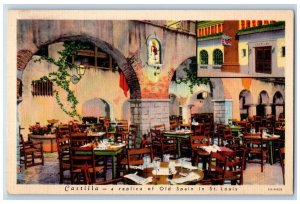 St. Louis Missouri Postcard Castilla replica Old Spain Washington Avenue c1940