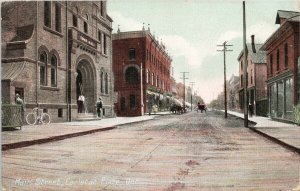 Main Street Carleton Place Ontario c1907 Ottawa & Pembroke RPO Postcard G40