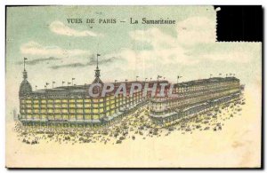 Advertisement Old Postcard Views of Paris La Samaritaine