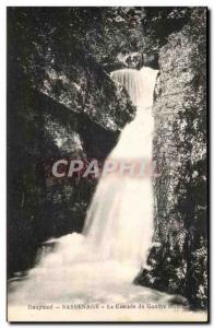 Old Postcard Dauphine Sassenage the Cascade From Abyss Blue