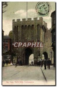 Great Britain Great Britain Postcard Old Bar Gate North side Southampton