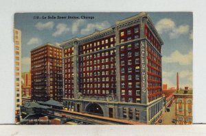 La Salle Street Station, Chicago - Postcard
