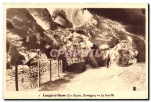 Old Postcard Lower Laugerie The Dig Les Eyzies