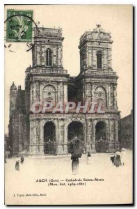 Old Postcard Auch Gers Cathedrale Sainte Marie