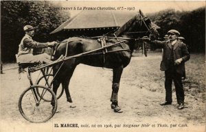 PC CPA IL MARCHE noir black HORSES SPORT (a14346)