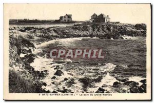 Old Postcard Batz sur Mer Loire Bay Grand Mathieu