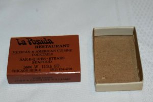 La Posada Restaurant Chicago Ridge Illinois Matchbox