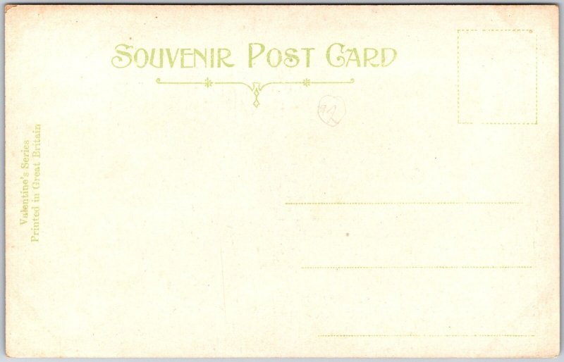 Sidney Sussex College (Front) Cambridge England Campus Building Postcard