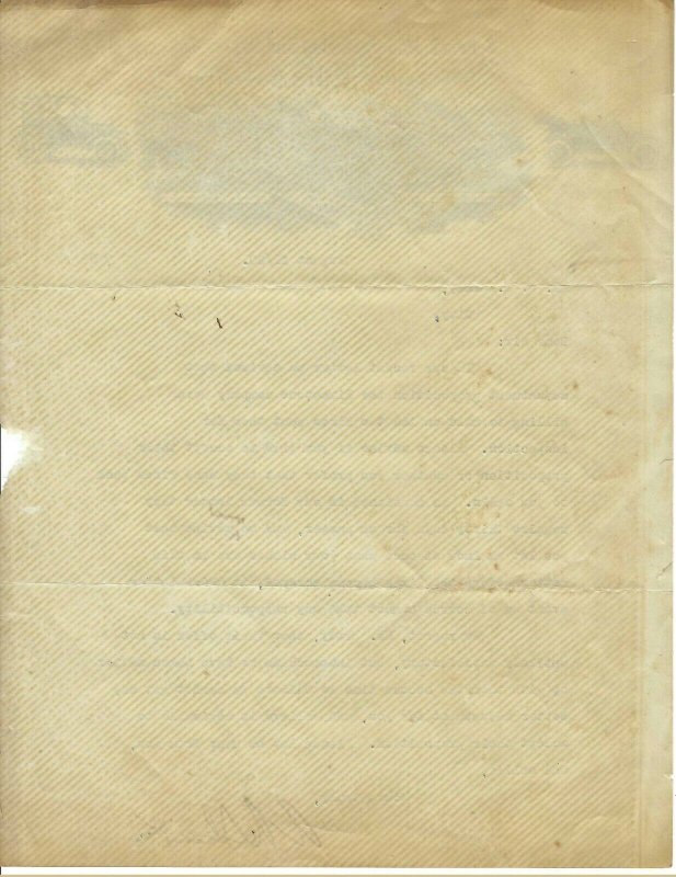 MB-150 PA Parkers Landing Schenck Manufacturing Supply Co Letterhead 1920 Cars