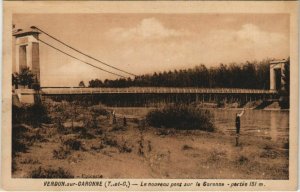 CPA VERDUN-SUR-GARONNE le Nouveau Pont suspendu (979355)