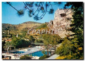 Postcard Modern Castellane Alpes de Haute Prov Pool