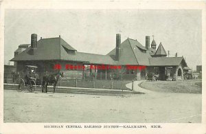 MI, Kalamazoo, Michigan, Michigan Central Railroad Station, Exterior View