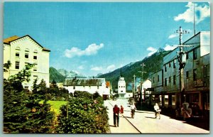 Russian Church Street View Sitka Alaska AK UNP Unused Chrome Postcard I12