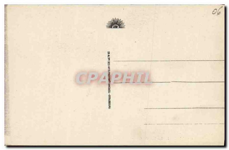 Old Postcard Nice Le Rocher du Chateau