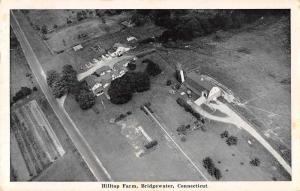 Bridgewater Connecticut Hilltop Farm Aerial View Antique Postcard J64511