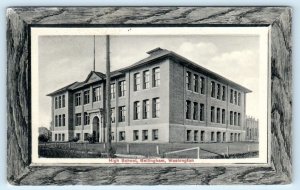 BELLINGHAM, Washington WA ~ Embossed HIGH SCHOOL Whatcom County 1910s Postcard