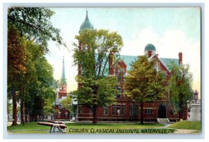 c1910 Coburn Classical Institute Waterville ME Posted Antique Postcard 