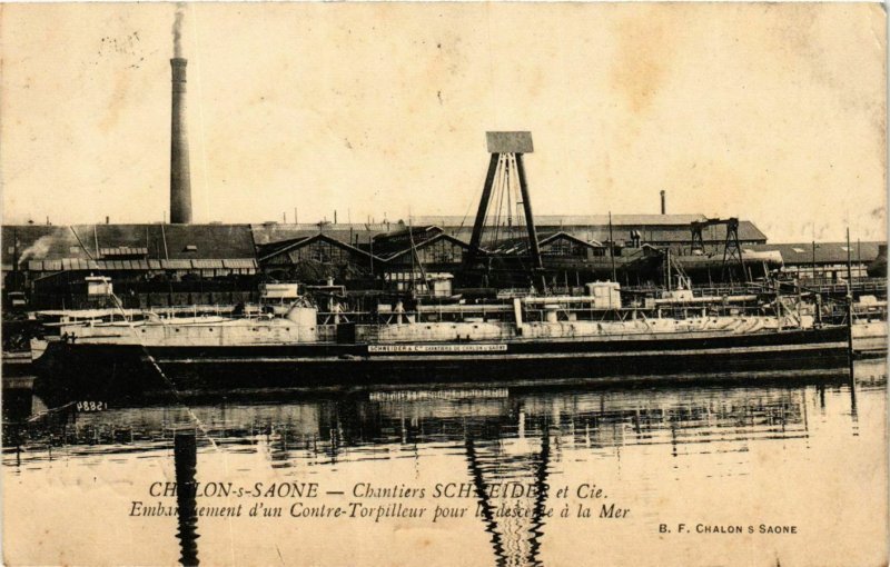 CPA Chalon sur Saone Chantiers Schneider et Cie FRANCE (952697)