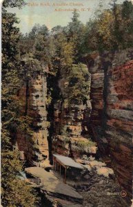 Table Rock Ausable Chasm Adirondack Mountains New York 1910s postcard