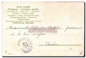 Old Postcard Bunny Rabbits Children