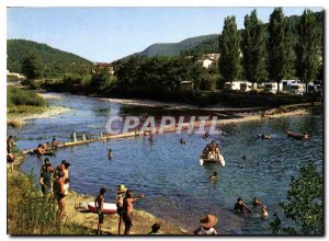 Postcard Modern Besseges Gard Beach and Camping