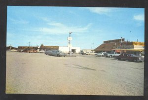 BUFFALO RANCH OKLAHOMA ROUTE 66 OLD CARS VINTAGE ADVERTISING POSTCARD