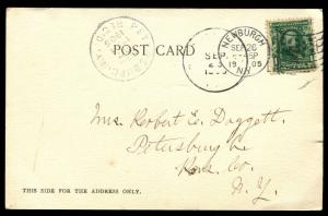 Near Dingman's Ferry, PA. Waterfall. Undivided back, 1905 postcard