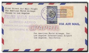 Letter Panama to Los Angeles June 12, 1951