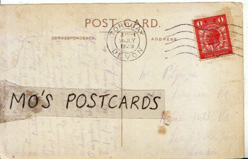Genealogy Postcard - Pilgrim - Herne Hill Rd - Loughborough - London - Ref 6551A