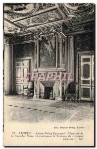 Lisieux Postcard Old Old Episcopal palace of gilded room Fireplace (High Court)